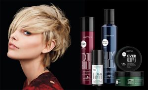 matrix products, blonde short hair